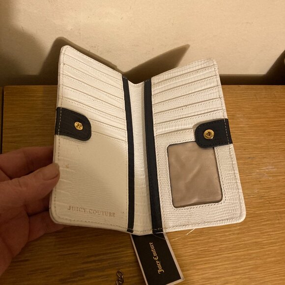 juicy couture white leather wallet Y2K - Picture 7 of 7